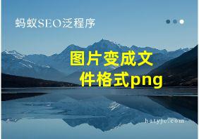 图片变成文件格式png