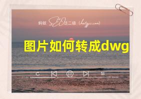 图片如何转成dwg