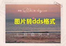 图片转dds格式