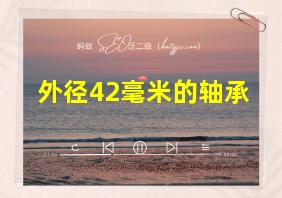 外径42毫米的轴承