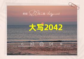 大写2042