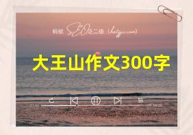 大王山作文300字