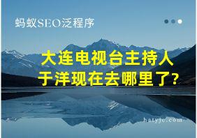 大连电视台主持人于洋现在去哪里了?