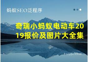 奇瑞小蚂蚁电动车2019报价及图片大全集