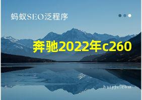 奔驰2022年c260