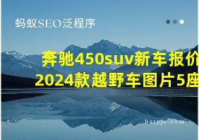 奔驰450suv新车报价2024款越野车图片5座