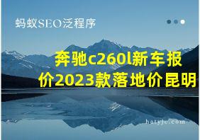 奔驰c260l新车报价2023款落地价昆明