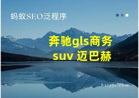 奔驰gls商务suv 迈巴赫