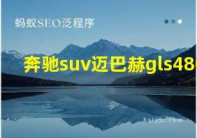 奔驰suv迈巴赫gls480