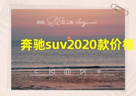 奔驰suv2020款价格