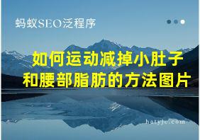 如何运动减掉小肚子和腰部脂肪的方法图片