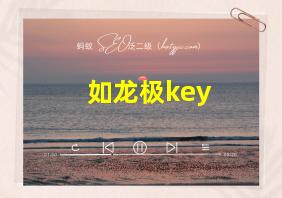 如龙极key