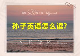 孙子英语怎么读?