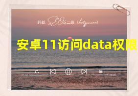 安卓11访问data权限