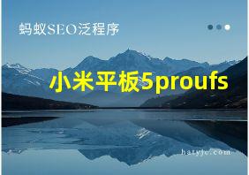 小米平板5proufs