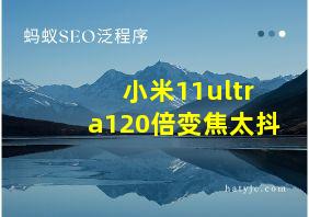 小米11ultra120倍变焦太抖