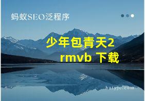 少年包青天2 rmvb 下载