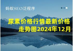 尿素价格行情最新价格走势图2024年12月