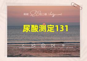 尿酸测定131