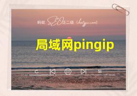 局域网pingip