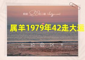 属羊1979年42走大运