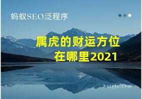 属虎的财运方位在哪里2021