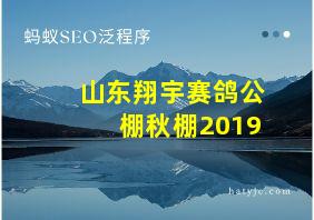 山东翔宇赛鸽公棚秋棚2019