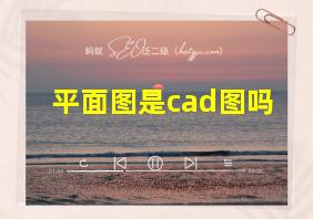 平面图是cad图吗