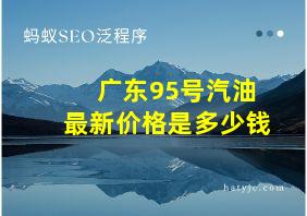 广东95号汽油最新价格是多少钱