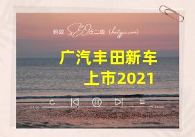 广汽丰田新车上市2021