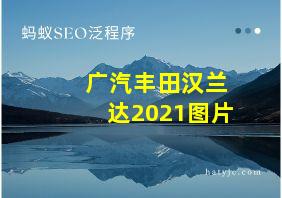 广汽丰田汉兰达2021图片