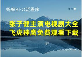 张子健主演电视剧大全飞虎神鹰免费观看下载