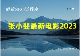 张小斐最新电影2023