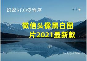 微信头像黑白图片2021最新款