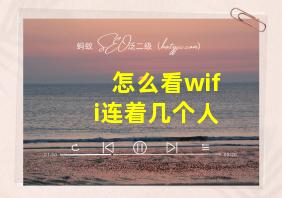 怎么看wifi连着几个人