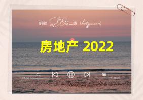 房地产 2022