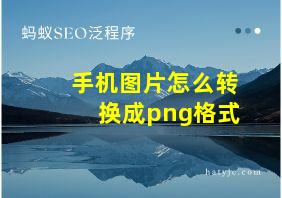 手机图片怎么转换成png格式