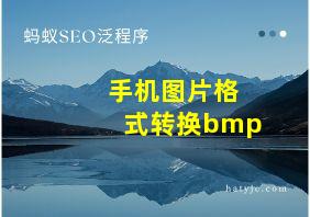 手机图片格式转换bmp