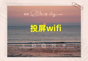 投屏wifi