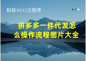 拼多多一件代发怎么操作流程图片大全