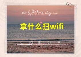 拿什么扫wifi