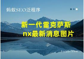 新一代雷克萨斯nx最新消息图片