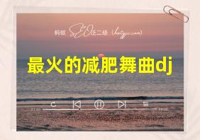 最火的减肥舞曲dj