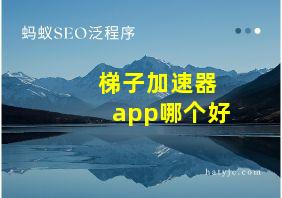 梯子加速器app哪个好