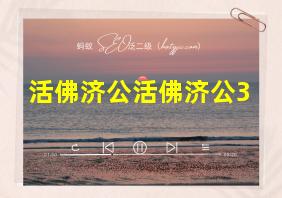 活佛济公活佛济公3