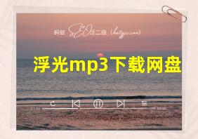 浮光mp3下载网盘