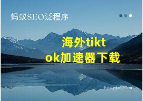 海外tiktok加速器下载