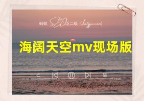 海阔天空mv现场版