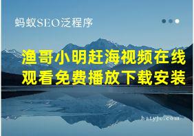 渔哥小明赶海视频在线观看免费播放下载安装