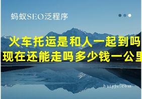 火车托运是和人一起到吗现在还能走吗多少钱一公里